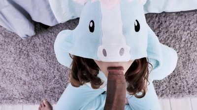 Girl in innocent pajamas craves to be number one for stepfather and satisfies man in any way he wants. Babe even agrees to receive cock in throat and