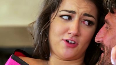 It's this jet-black hair babe's eighteenth birthday party, and she wants to celebrate in the best way possible. She wants to lose her virginity with